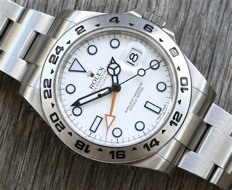 rolex explorer dials details|rolex explorer ii 42mm polar.